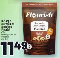 Metro MÉLANGE À CRÊPES ET À GAUFRES FLOURISH | FLOURISH PANCAKE AND WAFFLE MIX offer