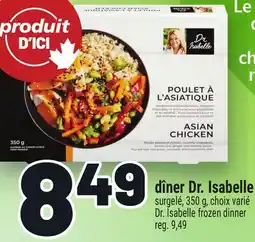 Metro DÎNER DR. ISABELLE | DR. ISABELLE FROZEN DINNER offer