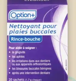 Proxim OPTION + Oral wound cleanser offer