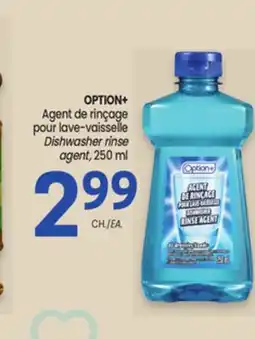Uniprix OPTION+ Agent de rinçage pour lave-vaisselle/Dishwasher rinse agent offer