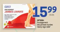 Uniprix OPTION+ Soulagement des jambes lourdes/Heavy legs relief offer