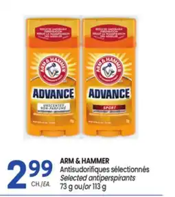 Uniprix ARM & HAMMER Antisudorifiques sélectionnés/Selected antiperspirants offer