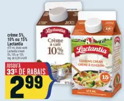 Marché Adonis Crème 5%, 10% ou 15% Lactantia | Lactantia cream 5%, 10% or 15% offer
