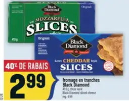 Marché Adonis Fromage En Tranches Black Diamond | Black Diamond Sliced Cheese offer
