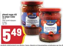 Marché Adonis Piment rouge rôti ou pinjur Cedar | Cedar roasted redpeppers or pinjur offer