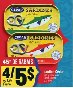 Marché Adonis Sardine Cedar | Cedar sardine offer
