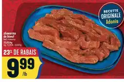 Marché Adonis Shawarma De Boeuf | Beef Shawarma offer