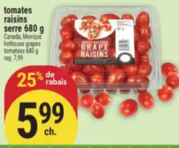 Marché Adonis Tomates Raisins Serre | Hothouse Grapes Tomatoes offer