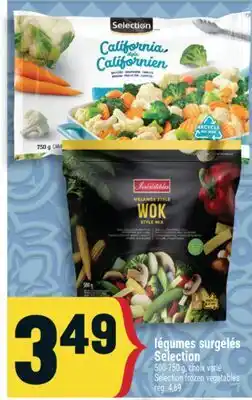 Marché Adonis Légumes surgelés Selection | Selection frozen vegetables offer