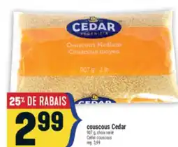 Marché Adonis Couscous Cedar | Cedar Couscous offer