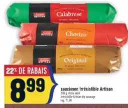 Marché Adonis Saucisson Irrésistible Artisan | Irrésistible Artisan dry sausage offer