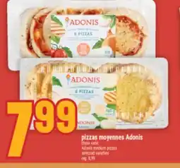 Marché Adonis Pizzas Moyennes Adonis | Adonis Medium Pizzas offer