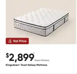 Dormez Vous Kingsdown Duet Halsey Mattress offer
