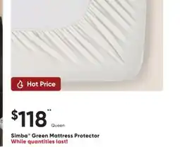 Dormez Vous Simba Green Mattress Protector offer