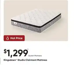Dormez Vous Kingsdown Studio Clairmont Mattress offer