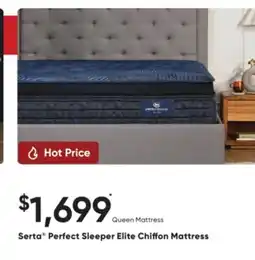 Dormez Vous Serta Perfect Sleeper Elite Chiffon Mattress offer