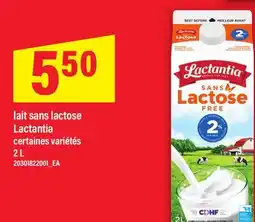 Maxi LAIT SANS LACTOSE LACTANTIA offer