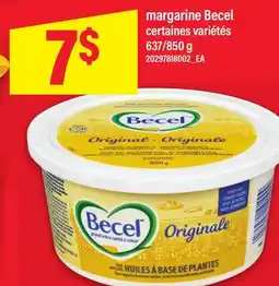 Maxi MARGARINE BECEL, 637/850 G offer