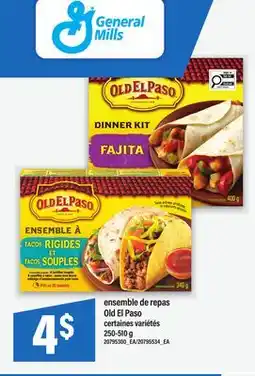 Maxi ENSEMBLE DE REPAS OLD EL PASO offer