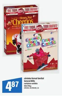 Maxi CÉRÉALES FORMAT FAMILIAL GENERAL MILLS offer