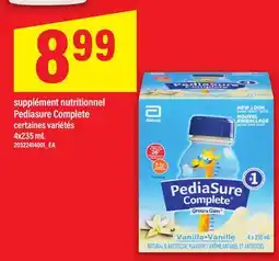Maxi SUPPLÉMENT NUTRITIONNEL PEDIASURE COMPLETE offer