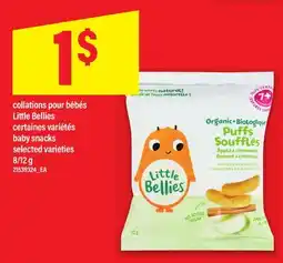 Maxi COLLATIONS POUR BÉBÉS LITTLE BELLIES | BABY SNACKS, 8/12 G offer