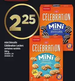 Maxi MINI BISCUITS CÉLÉBRATION LECLERC offer