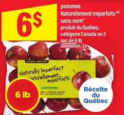 Maxi POMMES NATURELLEMENT IMPARFAITS SANS NOM , SAC DE 6 LB offer