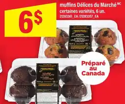 Maxi MUFFINS DÉLICES DU MARCHÉ, 6 un offer