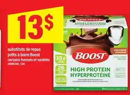 Maxi SUBSTITUTS DE REPAS PRÊTS À BOIRE BOOST offer