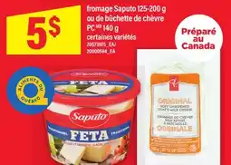 Maxi FROMAGE SAPUTO 125-200 G OU DE BÛCHETTE DE CHÈVRE PC offer
