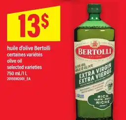 Maxi HUILE D'OLIVE BERTOLLI | OLIVE OIL offer