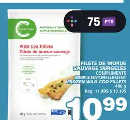 Marches Tradition COMPLIMENTS COMPLIMENTS FROZEN WILD COD FILLETS offer