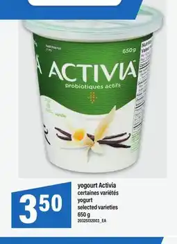 Maxi YOGOURT ACTIVIA | YOGURT offer