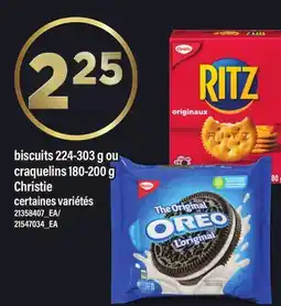 Maxi BISCUITS 224-303 G OU CRAQUELINS 180-200 G CHRISTIE offer