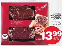 Marches Tradition TOP GOURMET MARINATED BEEF FLAP STEAK offer