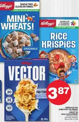 Marches Tradition KELLOGG'S CEREAL OR MEAL REPLACEMENT offer