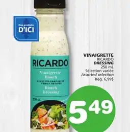 Marches Tradition RICARDO DRESSING offer