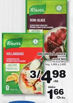 Marches Tradition KNORR SAUCE MIX SAUCE offer