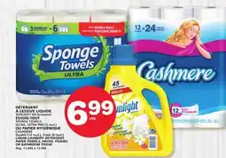 Marches Tradition CASHMERE LIQUID LAUNDRY DETERGENT, PAPER TOWELS, FACIAL TISSUES OR BATHROOM TISSUE offer