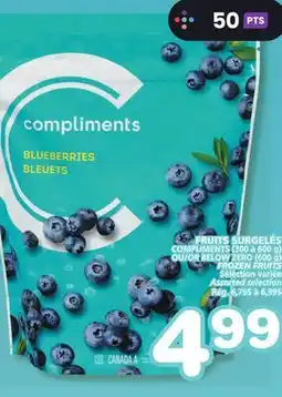 Marches Tradition COMPLIMENTS (300 to 600 g) OR BELOW ZERO (600 g) FROZEN FRUITS offer