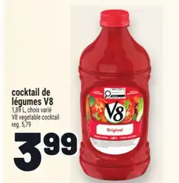 Metro COCKTAIL DE LÉGUMES V8 | V8 VEGETABLE COCKTAIL offer