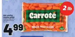 Metro MINI CAROTTES COUPÉES PELÉES | PEELED BABY-CUT CARROTS offer
