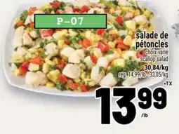 Metro SALADE DE PÉTONCLES | SCALLOP SALAD offer