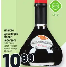 Metro VINAIGRE BALSAMIQUE MONARI FEDERZONI | MONARI FEDERZONI BALSAMIC VINEGAR offer