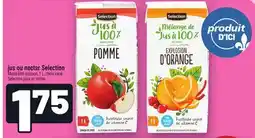 Metro JUS OU NECTAR SELECTION | SELECTION JUICE OR NECTAR offer