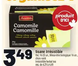 Metro TISANE IRRÉSISTIBLE | IRRÉSISTIBLE HERBAL TEA offer