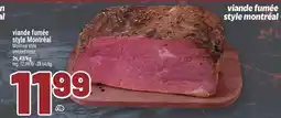 Metro VIANDE FUMÉE STYLE MONTRÉAL | MONTREAL STYLE SMOKED MEAT offer