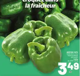 Metro POIVRONS VERTS | GREEN PEPPERS offer