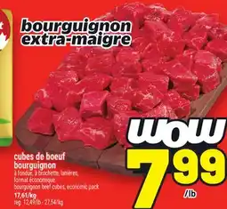Metro CUBES DE BOEUF BOURGUIGNON | BOURGUIGNON BEEF CUBES offer